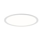 Sonneman Pi 23" Wide Flush Mount Ceiling Fixture Satin White