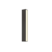 Sonneman Inside-Out Sideways 1 Light 24" Tall ADA Compliant LED Indoor/Outdoor Wall Sconce Textured Bronze