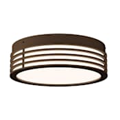 Sonneman Marue 11" Wide LED Flush Mount Drum Ceiling Fixture - 277 Textured Bronze