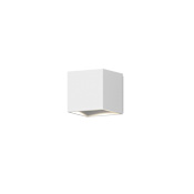 Sonneman Qube 4" Tall Outdoor Wall Sconce Textured White