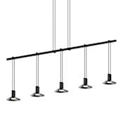 Sonneman Suspenders 36" Wide Suspension Pendant Satin Black