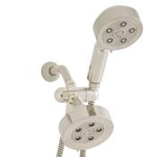 Speakman Neo 2.5 GPM Combination Multi Function Shower Head and Hand Shower with Adjustable Bracket Brushed Nickel