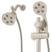 Speakman Caspian 2.5 GPM Combination Multi Function Anystream Shower Head and Personal Hand Shower with Slide Bar Brushed Nickel