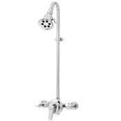 Speakman Retro Shower Trim Package with Multi Function Shower Head for Outdoor Use Polished Chrome
