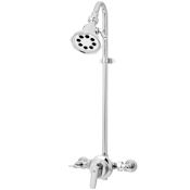 Speakman Vintage Shower Trim Package with Multi Function Shower Head for Outdoor Use Polished Chrome