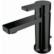 Speakman Vector 1.2 GPM Single Hole Bathroom Faucet with Pop-Up Drain Assembly Matte Black