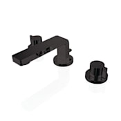 Speakman Vector 1.2 GPM Widespread Bathroom Faucet with Pop-Up Drain Assembly Matte Black