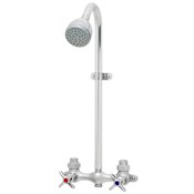 Speakman Commander Shower Trim Package with 2 GPM Single Function Shower Head and Cross Handles Chrome