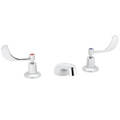 Speakman Commander 0.5 GPM 8" Low Arc Widespread Lavatory Faucet - Less Drain Assembly Chrome