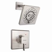 Speakman Kubos Shower Only Trim Package with 1.75 GPM Multi Function Shower Head Brushed Nickel