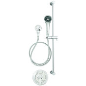 Speakman SentinelPro Pressure Balanced/Thermostatic Shower System with Hand Shower, Slide Bar, Hose, and Valve Trim - Less Rough-In Valve Polished Chrome