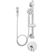 Speakman Neo 2 GPM Multi Function Hand Shower Package with Valve Trim, Rough In, Slide Bar, and Hose Polished Chrome