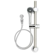 Speakman Versatile 2.5 GPM Personal Hand Shower with Hose, Swivel Holder, Shower Arm and Slide / Grab Bar White / Chrome