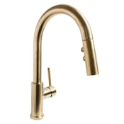 Speakman Neo 1.8 GPM Single Hole Pull Down Kitchen Faucet Brushed Brass