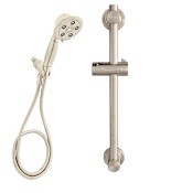 Speakman Alexandria Multi Function Hand Shower and 24 Inch ADA Grab Bar Brushed Nickel