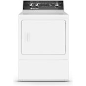 Speed Queen 27 Inch Wide 7 Cu. Ft. Energy Star Certified Electric Dryer with Steam Refresh Cycle and Steam Boost White