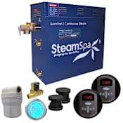 SteamSpa Royal 12 KW QuickStart Steam Bath Generator Package with Built-in Auto Drain Oil Rubbed Bronze