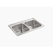 Sterling Middleton 33" Single Basin Drop In Stainless Steel Kitchen Sink with SilentShield&reg; Stainless Steel