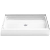 Sterling GUARD+ 42" x 34-1/16" Rectangular Shower Base with Single Threshold and Center Drain White