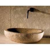Stone Forest Granite Bathroom Sink Natural Boulder
