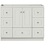 Strasser Simplicity 42" Single Free Standing Vanity Cabinet Only - Less Vanity Top Dark Alder