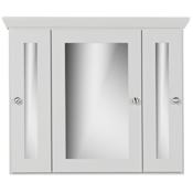 Strasser Simplicity 30" x 27" Framed 3 Door Medicine Cabinet Dewy Morning