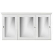Strasser Simplicity 48" x 27" Framed 3 Door Medicine Cabinet Dewy Morning