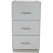 Strasser Simplicity 34-1/2" MDF Bathroom Bridge or Side Cabinet Dewy Morning