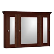 Strasser Simplicity 36" x 27" Framed 3 Door Medicine Cabinet Dark Alder