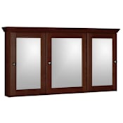 Strasser Simplicity 48" x 27" Framed 3 Door Medicine Cabinet Dark Alder