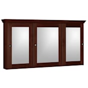 Strasser Simplicity 48" x 27" Framed 3 Door Medicine Cabinet Dark Alder