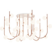 Studio M Contour 36 Light 62" Wide LED Chandelier by Nina Magon Palazzo Pink