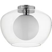 Studio M Incognito 14" Wide LED Flush Mount Ceiling Fixture by Mat Sanders Polished Chrome