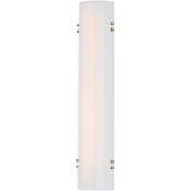 Studio M Facets 30" Tall Bathroom Sconce Natural Aged Brass
