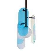 Studio M Megalith 7" Wide LED Abstract Mini Pendant by Nina Magon Brushed Bronze