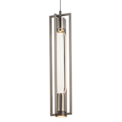 Studio M Zeppelin 5" Wide LED Mini Pendant by Nina Magon Gunmetal