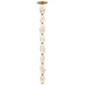 Studio M Dolce Vita 48" Tall LED Crystal Mini Pendant with Beveled Crystal Shades Gold / Beveled Crystal
