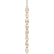 Studio M Dolce Vita 6" Wide Crystal Mini Pendant Polished Chrome