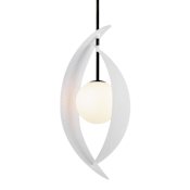 Studio M Chips 9" Wide LED Mini Pendant by Mat Sanders Matte White