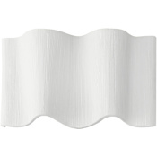 Studio M Curtain Call 2 Light 10" Tall LED Wall Sconce White / Gold