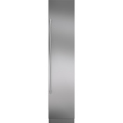 Sub-Zero Integrated Stainless Steel 18" Column Door Panel with Tubular Handle - Right Hinge Tubular Handle