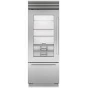Sub-Zero Classic Series 30 Inch Wide 17 Cu. Ft. Bottom Freezer Refrigerator with Left Handed Door and Split Climate™ Cooling System Classic Stainless