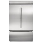 Sub-Zero Over-and-Under 48 Inch Wide 28.9 Cu. Ft. French Door Refrigerator with WiFi Capabilities Classic Stainless