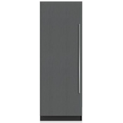 Sub-Zero Designer Series 30 Inch Wide 15.5 Cu. Ft. Built-In Panel Ready Energy Star Column Freezer with Left Handed Door Panel Ready