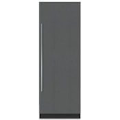Sub-Zero Designer Series 30 Inch Wide 15.5 Cu. Ft. Built-In Panel Ready Energy Star Column Freezer with Right Handed Door Panel Ready