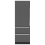 Sub-Zero Designer Series 30 Inch Wide 16.4 Cu. Ft. Panel Ready Energy Star Certified All Refrigerator with Left Handed Door and Internal Water Dispenser Panel Ready
