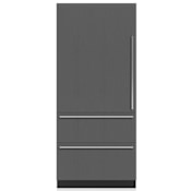 Sub-Zero Designer Series 36 Inch Wide 20.4 Cu. Ft. Panel Ready Energy Star Certified All Fridge Refrigerator with Left Handed Door Panel Ready