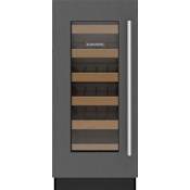 Sub-Zero Designer Series 15 Inch Wide 24 Bottle Capacity Built-In Wine Cooler with Left Handed Door Panel Ready