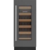 Sub-Zero Designer Series 15 Inch Wide 24 Bottle Capacity Built-In Wine Cooler with Right Handed Door - High Altitude Model Panel Ready