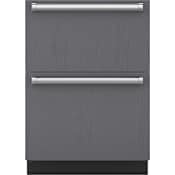 Sub-Zero 24 Inch Wide 3.8 Cu. Ft. Capacity Energy Star Rated Freezer Drawers Overlay / Panel Ready